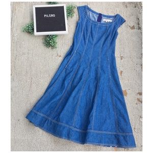 anthropologie pilcro denim dress